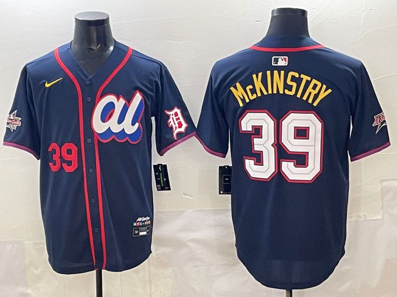 Men 2025 Detroit Tigers #39 Mckinstry Drak Blue All star Nike MLB Jersey style 04->detroit tigers->MLB Jersey